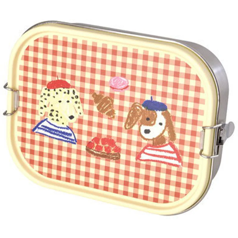 rice boîte à repas en inox kids in paris - rouge - 1400 ml