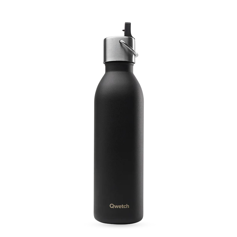 Bouteille isotherme - Active Matt Noir Bouchon Sport