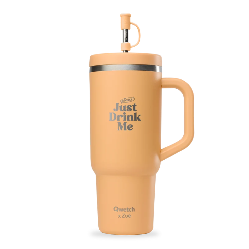 Travel Cup isotherme x Juste Zoé - Pastel Abricot