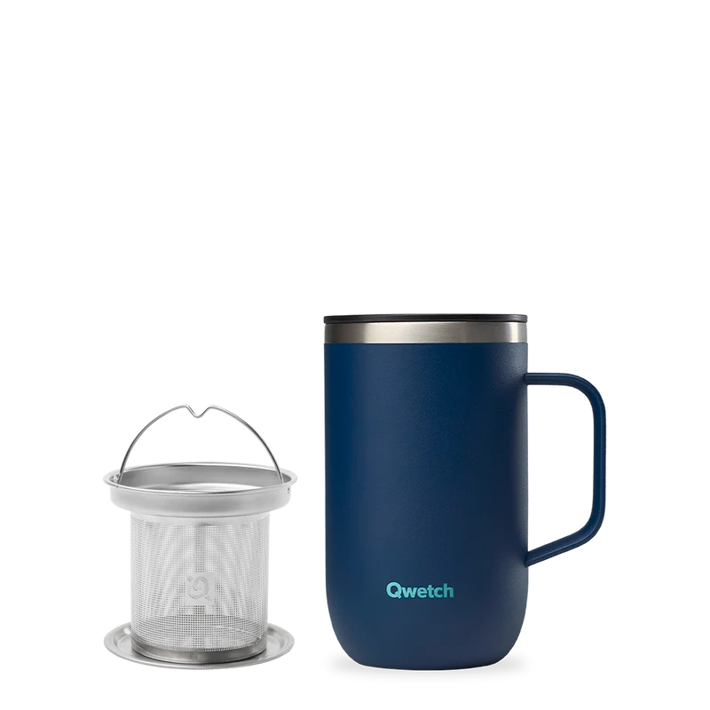 Mug Tisanière isotherme - Matt Bleu Nuit