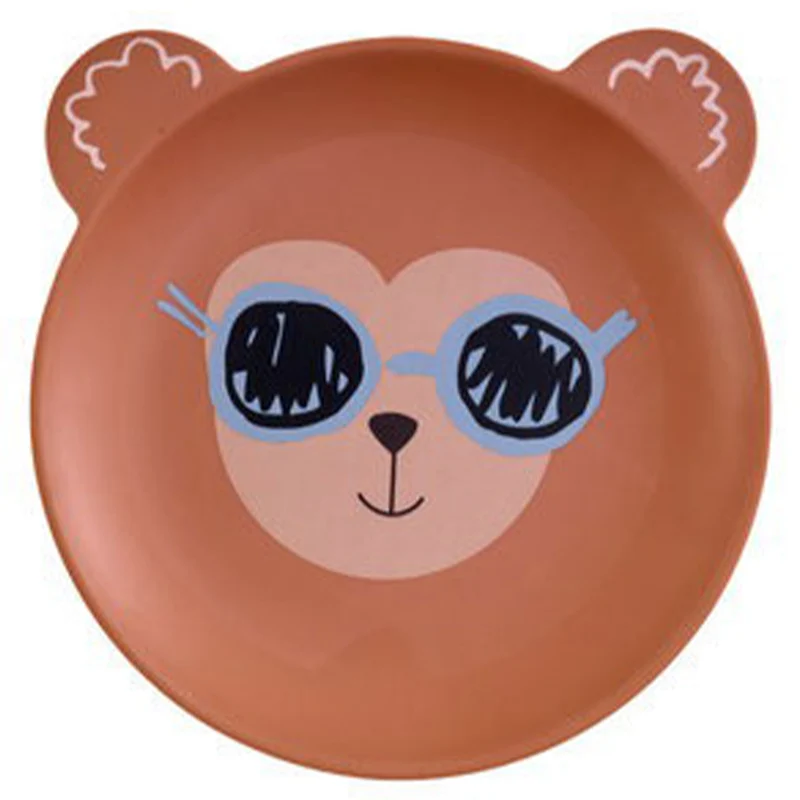 rice assiette enfant - singe