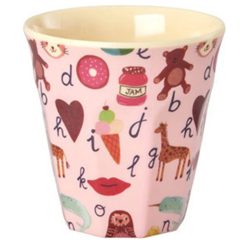 rice gobelet enfant abc - rose - 160 ml