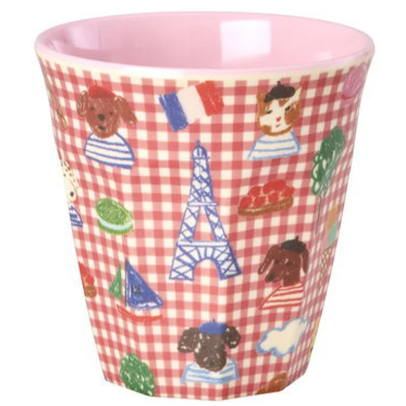 rice gobelet enfant kids in paris - rouge- 250 ml