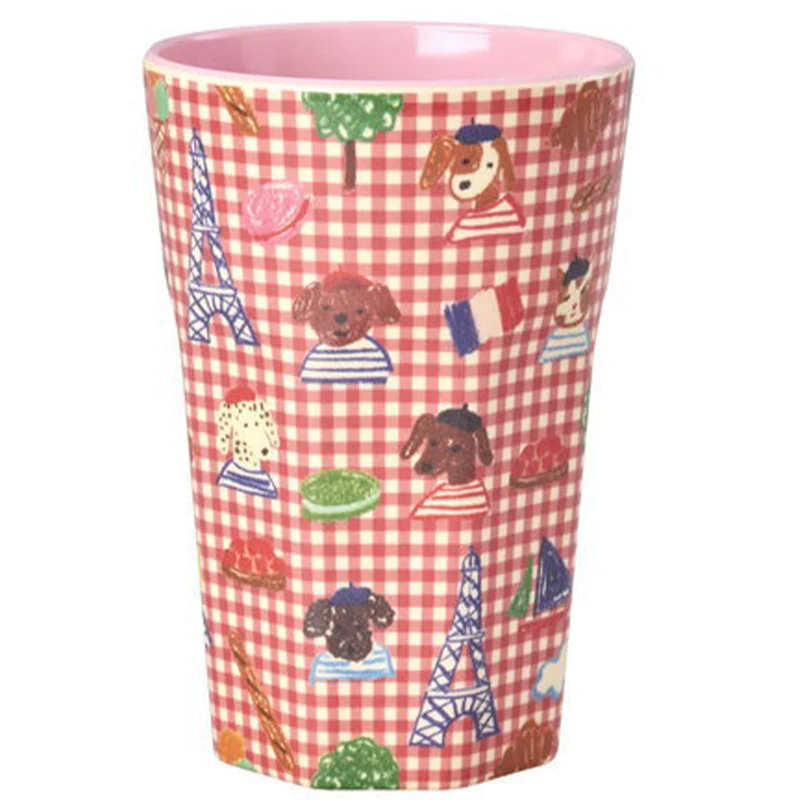 rice gobelet enfant kids in paris - rouge - 400 ml
