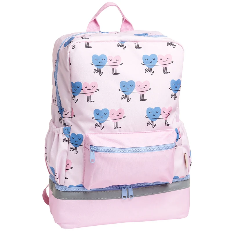 the cotton cloud sac à dos dancing hearts - 40 cm