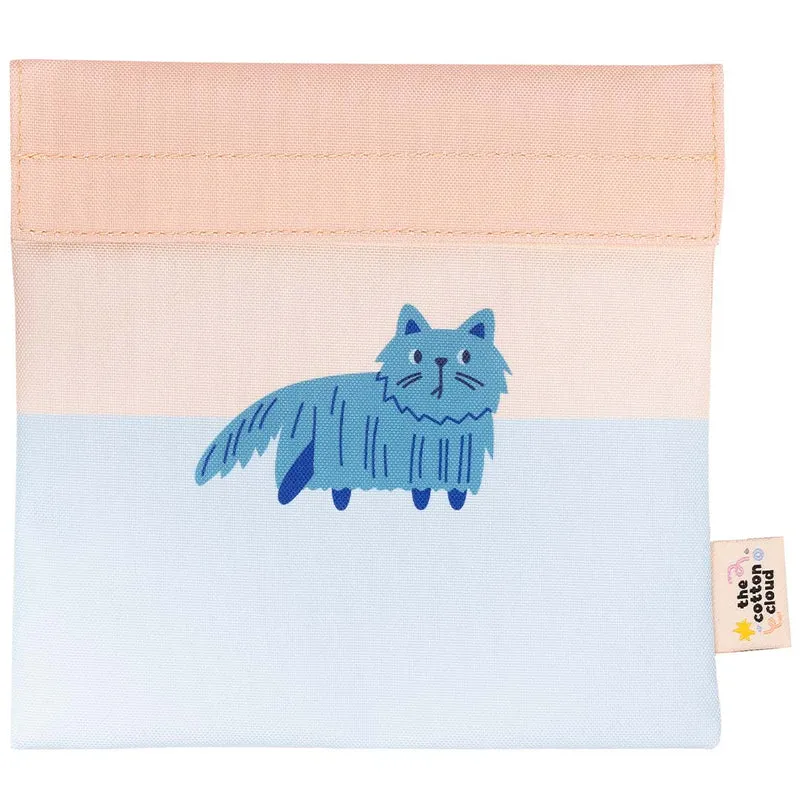 the cotton cloud sac à lunch réutilisable meowtiful cats
