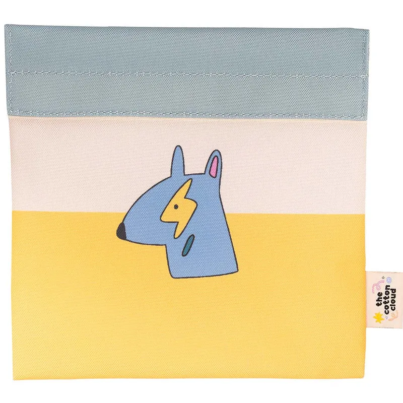 the cotton cloud sac à lunch réutilisable funky dogs
