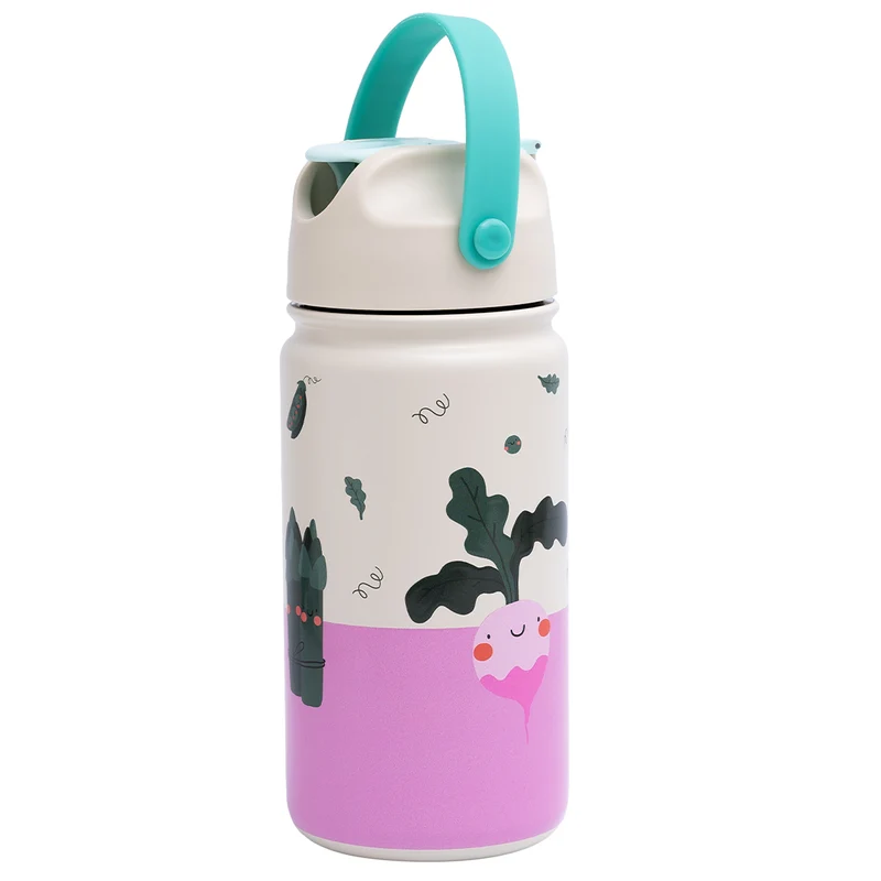 the cotton cloud gourde en inox veggie pals - 420 ml