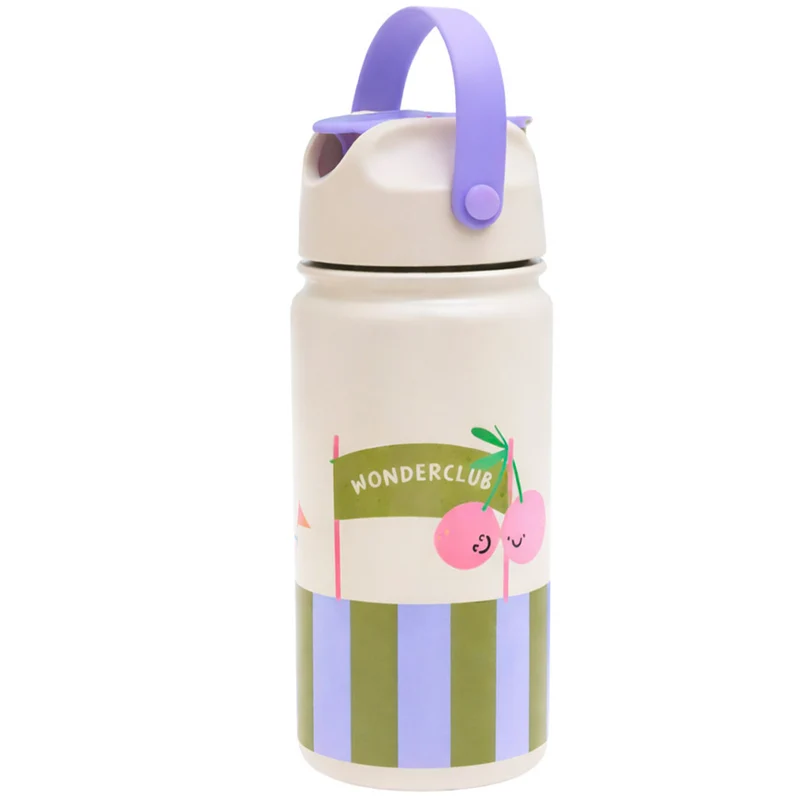 the cotton cloud gourde en inox cherry pop - 420 ml