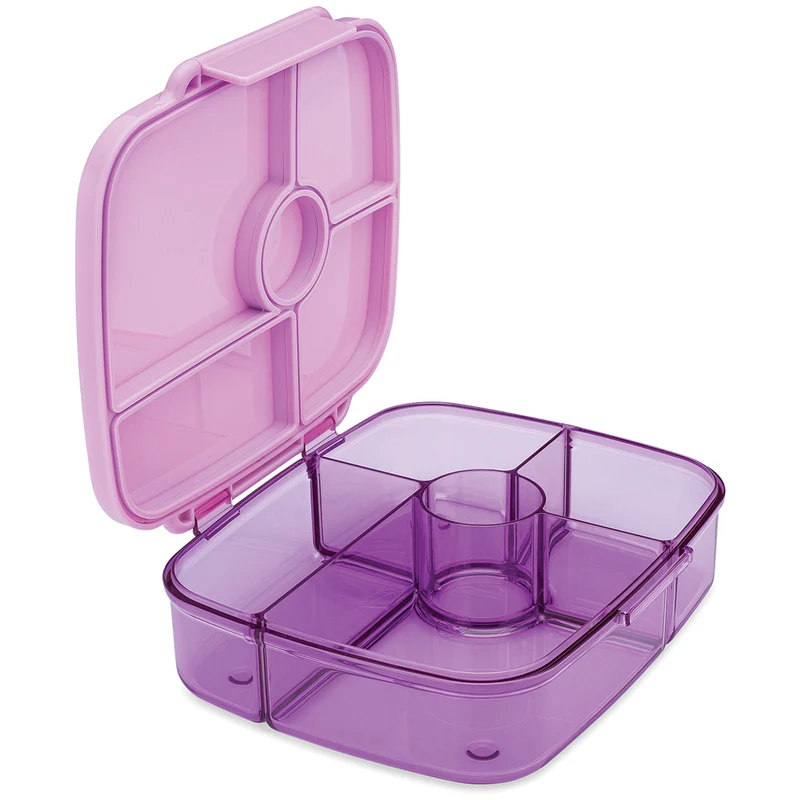 yumbox boîte à lunch go bento 5 compartiments - kyoto purple
