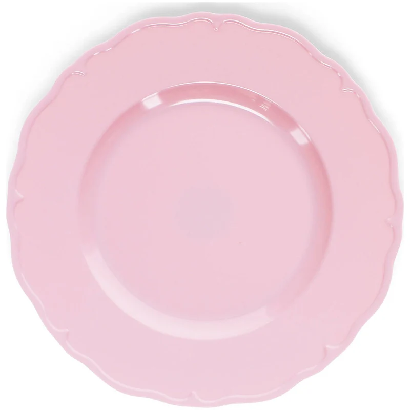 rex london assiette pour enfant en mélamine rose