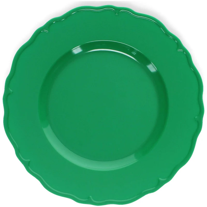 rex london assiette pour enfant en mélamine bright green