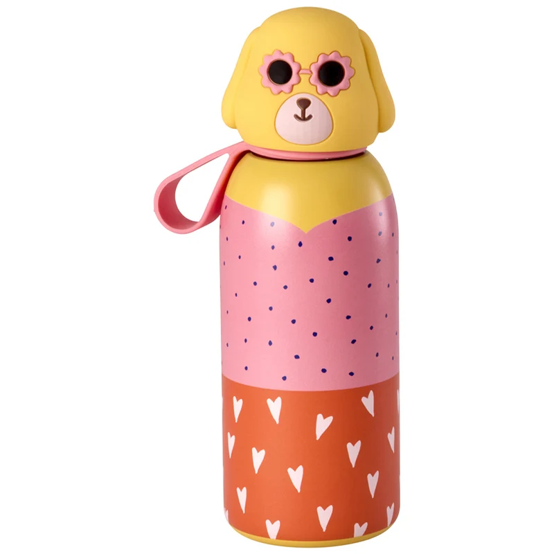 rice gourde thermos en inox - chien - 350 ml