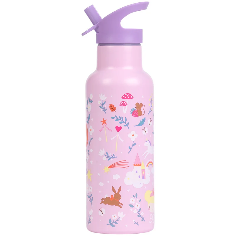 a little lovely company gourde en inox - princesses - 500 ml