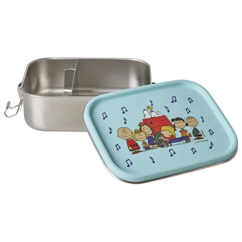 rice boîte à lunch en inox snoopy - bleu - petit