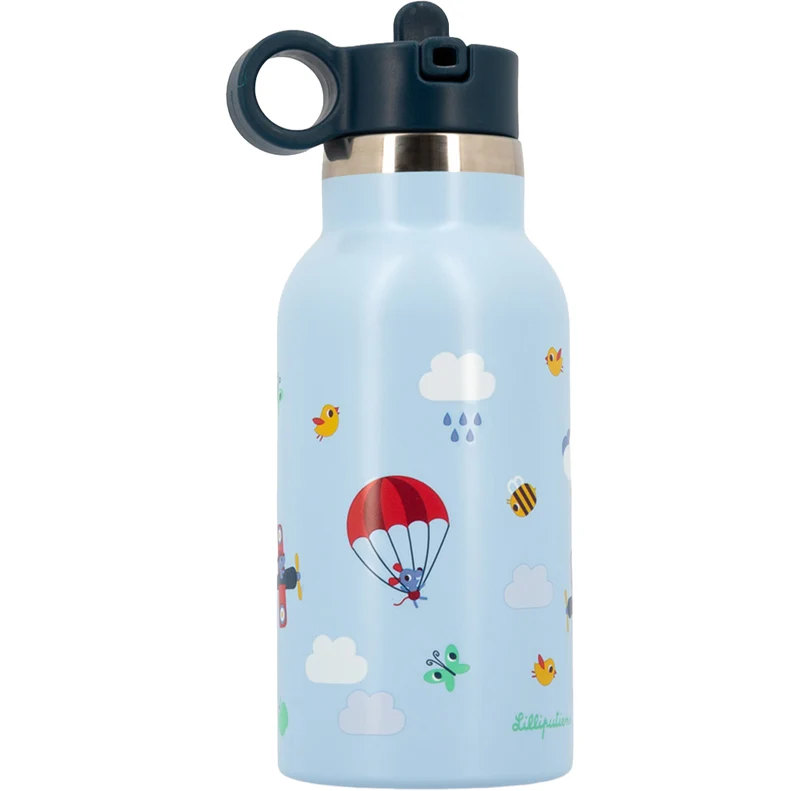 lilliputiens gourde isotherme en inox jules - 350 ml