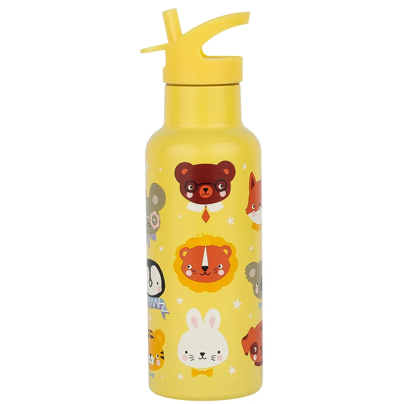 a little lovely company gourde en inox amis des animaux - 500 ml