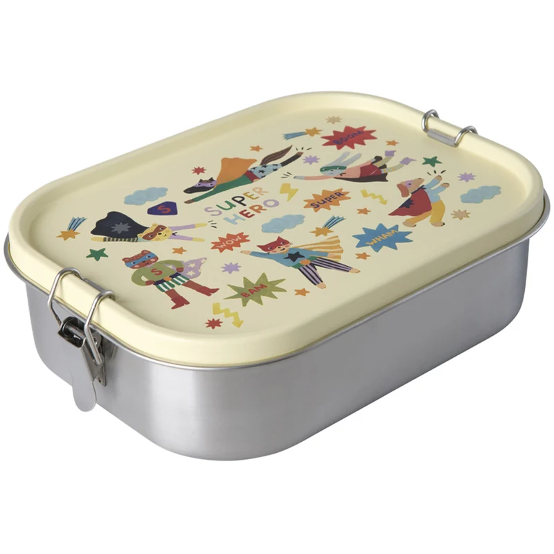 rice boîte à lunch en inox hero - crème