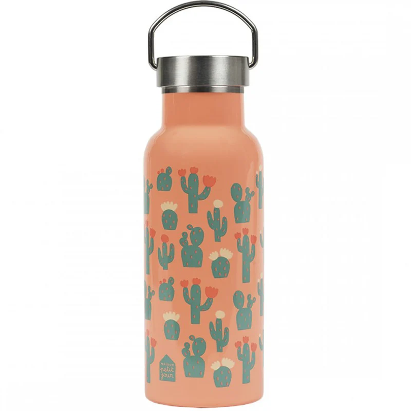 maison petit jour gourde en inox cactus - 500 ml