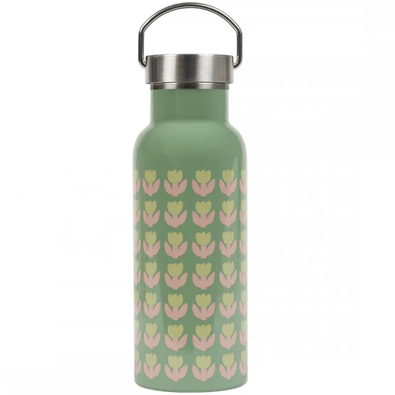 maison petit jour gourde en inox tulipes - 500 ml