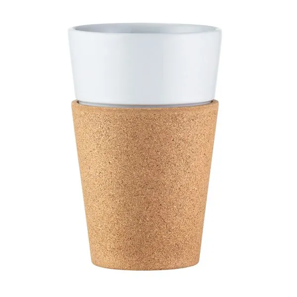 BISTRO 2 pcs mug with Cork Sleeve