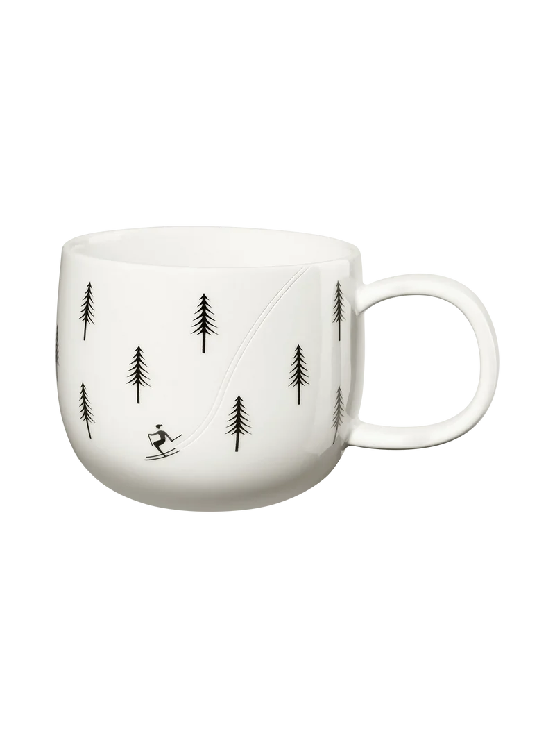 Mug en Porcelaine Blanche Thème Hiver - Asa