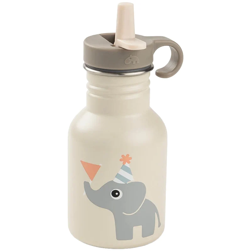 done by deer gourde en inox avec paille celebration - 350 ml
