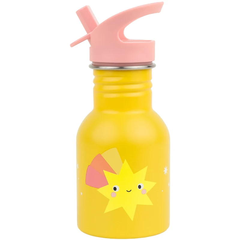 a little lovely company gourde en acier inoxydable - étoile filante - 350 ml