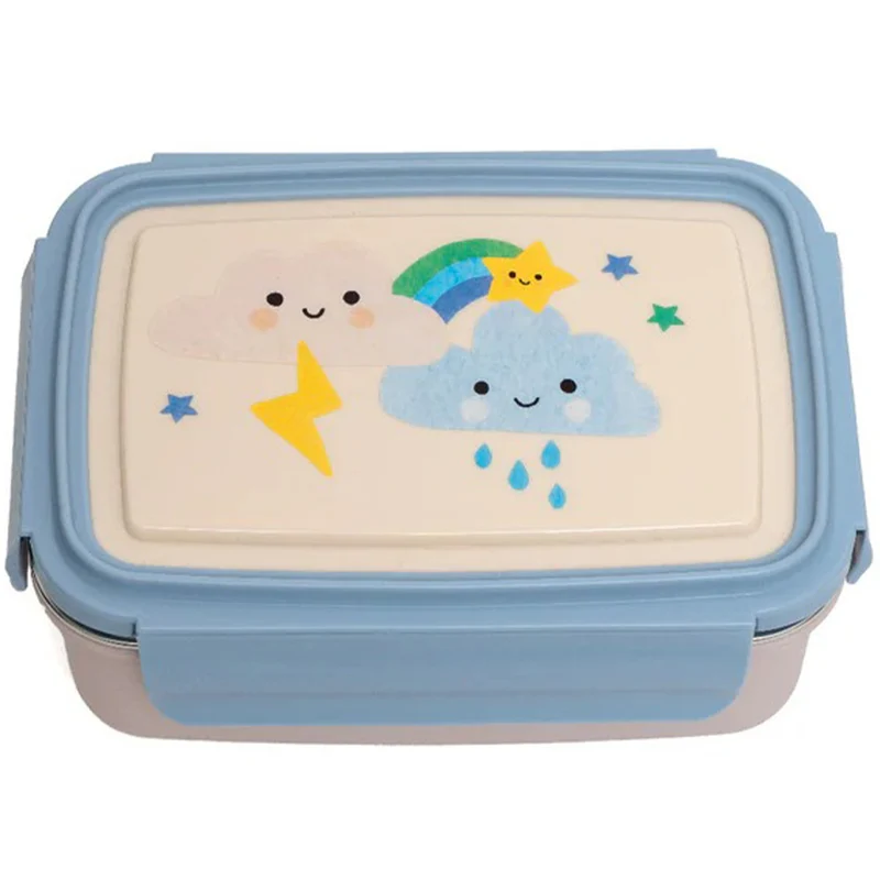 petit monkey boîte à lunch bento sparkling - sky