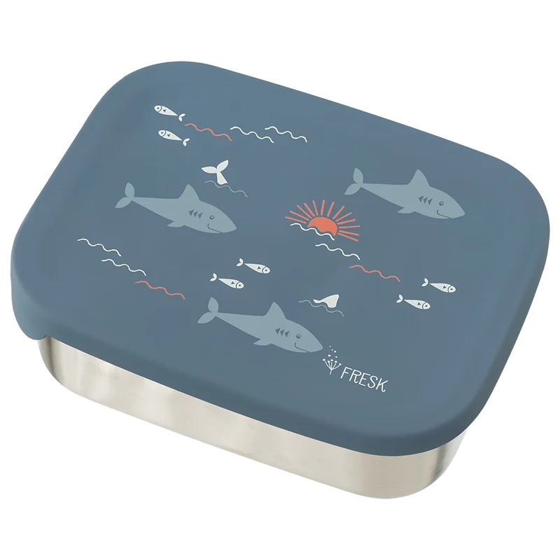 fresk boîte à lunch en inox - requin