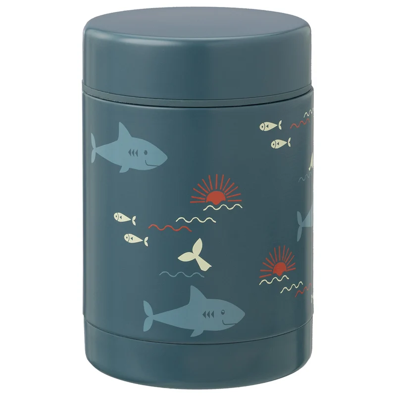 fresk pot alimentaire isotherme en inox requin - 300 ml