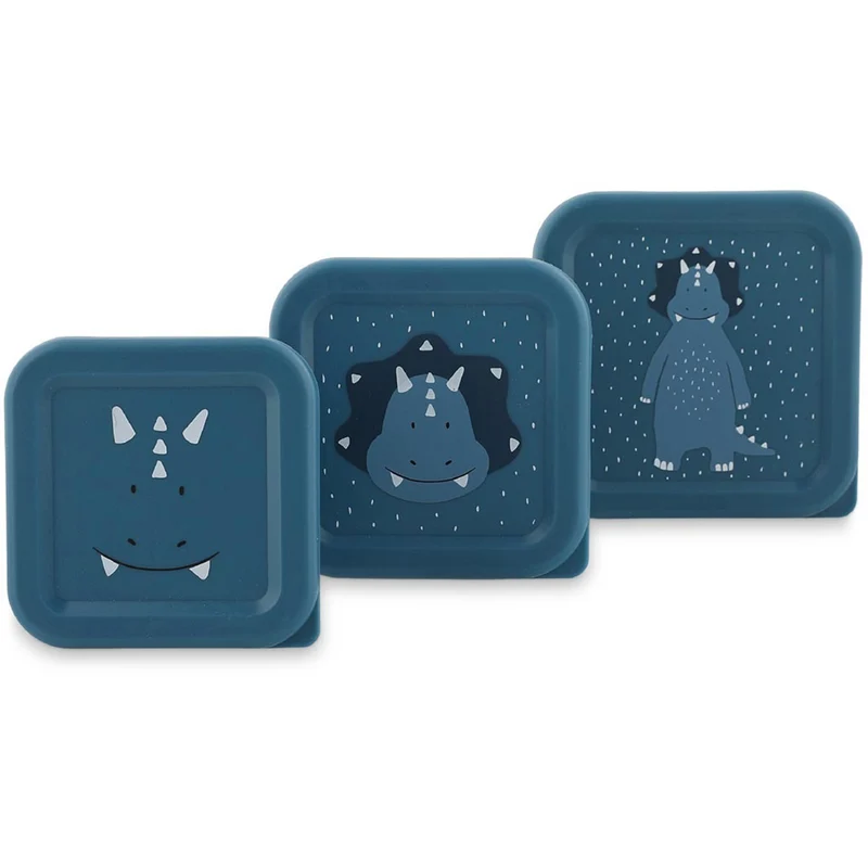 trixie boîtes à goûter mr. triceratops - 3 pcs