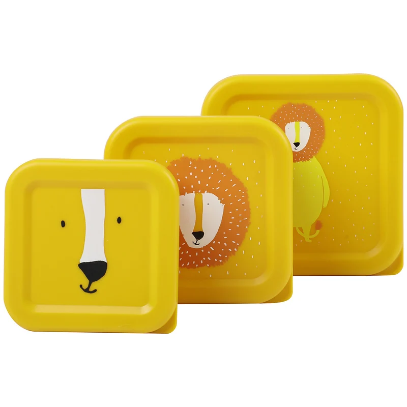 trixie boîtes à goûter mr. lion - 3 pcs