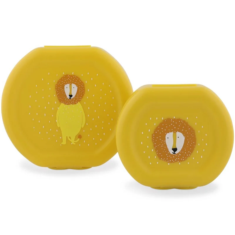 trixie boîtes à goûter avec clip mr. lion - 2 pcs