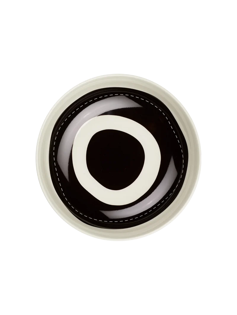 Coupelle en Grès Noire et Blanche D.18cm - Asa
