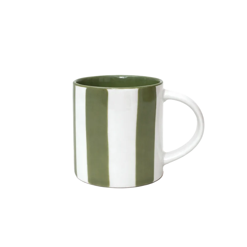 Set de 2 Tasses à Expresso en Porcelaine Rayures Colorées - Opjet