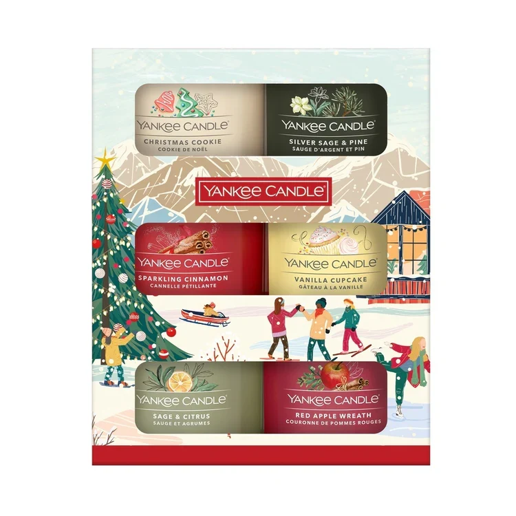 Confezione Regalo 6 Candele Votive Yankee Candle