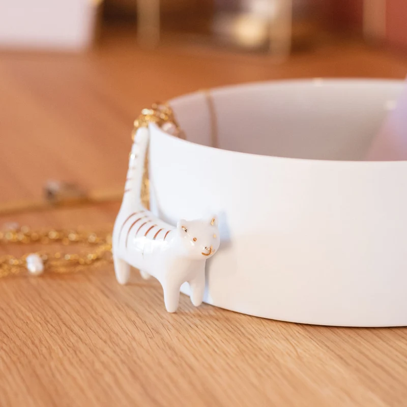 Bol en Porcelaine Chat 3D - Räder