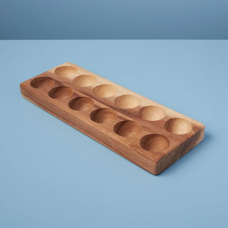 Porte-Oeufs en Bois d'Acacia - Be Home