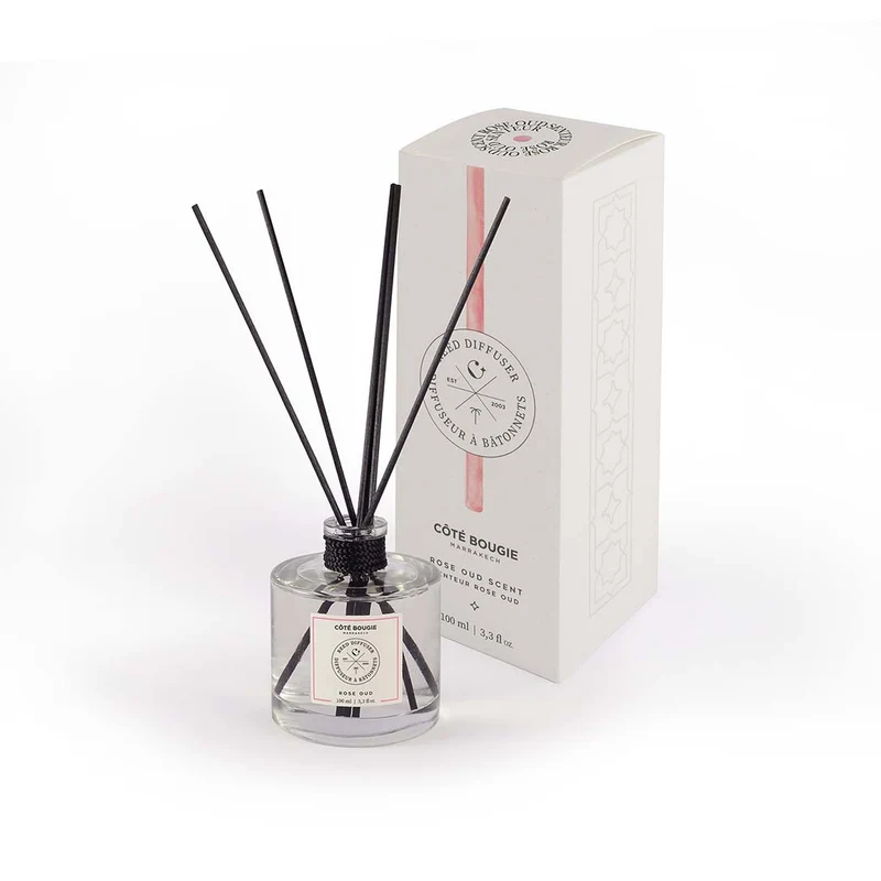 Diffuseur Bâtonnet Rose Oud - Côté Bougie