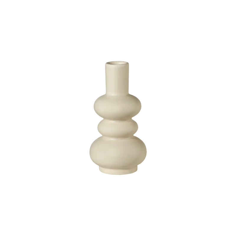 Petit Vase en Faïence Beige - ASA