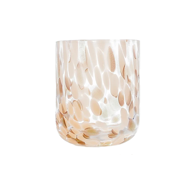 Set de 6 Verres Moucheté Doré, Noir, Bleu, Kaki ou Marron- Opjet