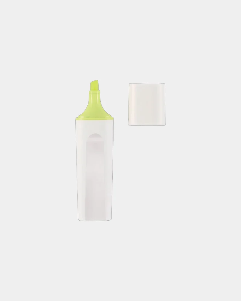 Surligneur RPET blanc à personnaliser
