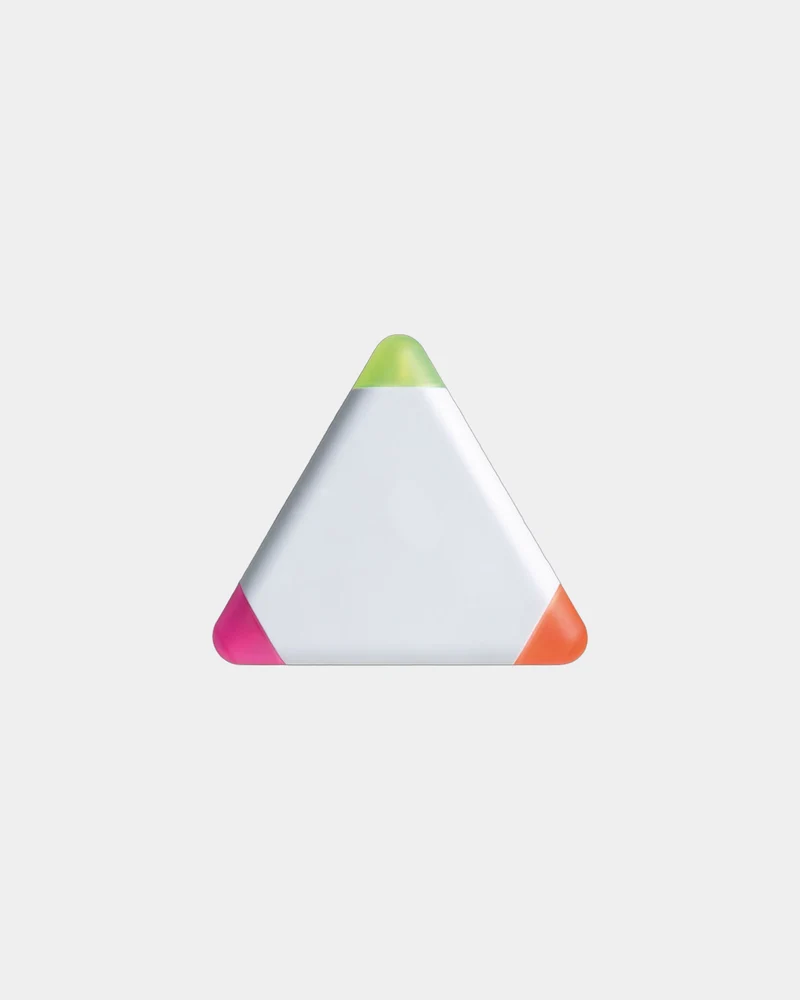 Surligneur triangulaire 3 couleurs à personnaliser