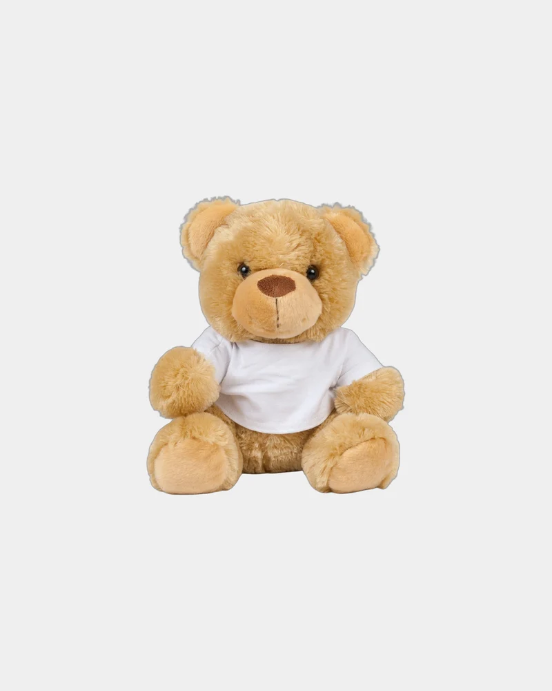 Peluche ours en t-shirt coton à personnaliser