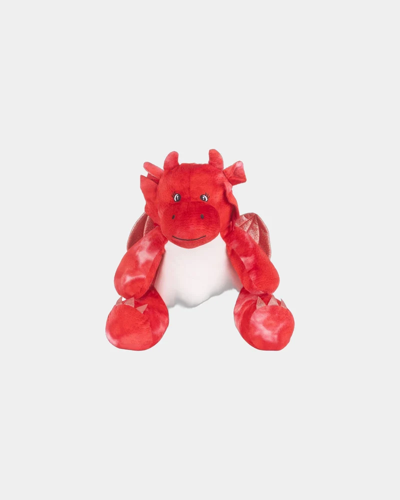 Peluche dragon 39 cm zippée à personnaliser