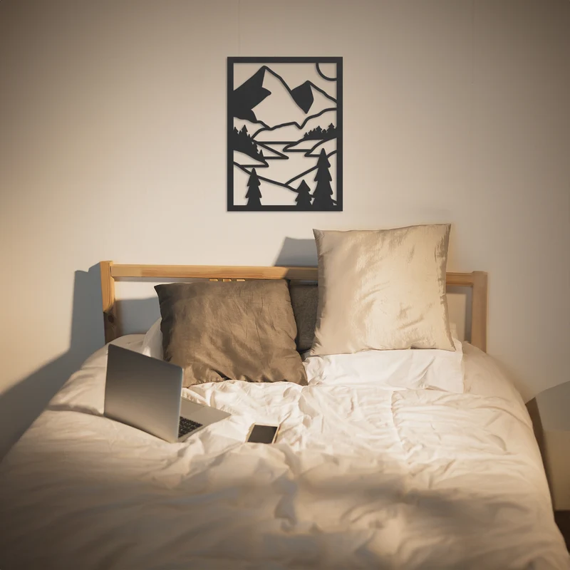 Tableau Bois INTO THE WILD - Décoration Murale Nature Sauvage 3D Made in France