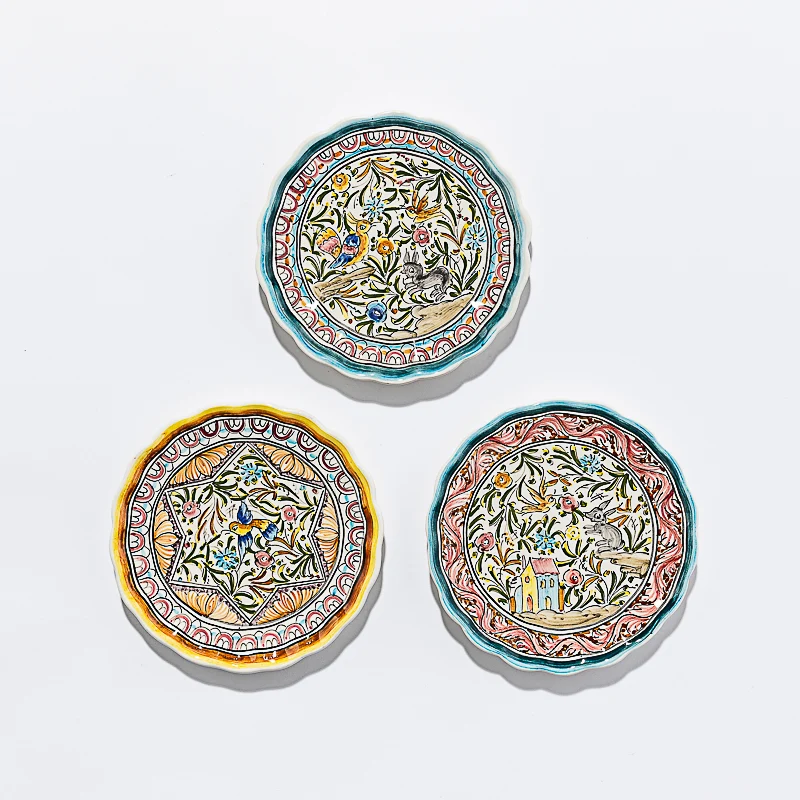Assiettes Vagues et Oiseaux