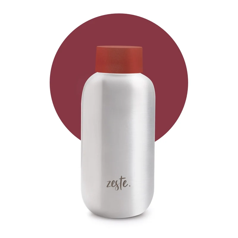 Gourde inox Made In France - couleur Cranberry