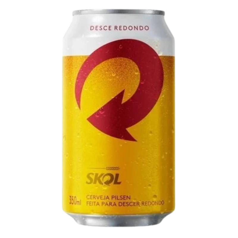 (Bière brésilienne traditionnelle) Cerveja SKOL- 350ml